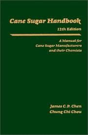 Chen-Chou cane sugar handbook by James C. P. Chen, Chung Chi Chou