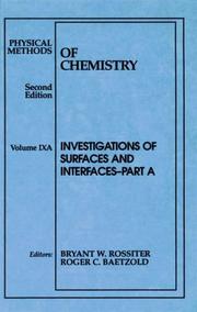 Physical methods of chemistry