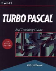 Turbo Pascal : Self-teaching guide : covers through version 6.0