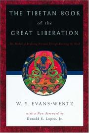Cover of: The Tibetan Book of the Great Liberation by Carl Gustav Jung