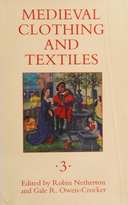 Cover of: Medieval clothing and textiles.