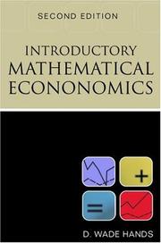 Introductory mathematical economics