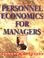 Cover of: Personnel economics for managers