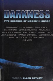 Cover of: Darkness by Ellen Datlow