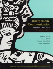Cover of: Interpersonal communication: relating to others