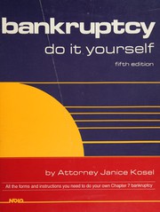 Cover of: Bankruptcy, Do It Yourself