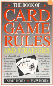Cover of: The book of card game rules and strategies