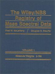 Cover of: The Wiley/NBS registry of mass spectral data
