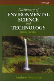 Dictionary of environmental science and technology