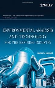 Environmental analysis and technology for the refining industry