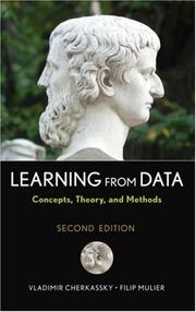 Learning from data : concepts, theory, and methods