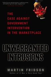 Unwarranted intrusions by Martin S. Fridson