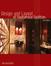 Design and layout of foodservice facilities