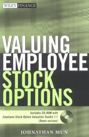 Cover of: Valuing Employee Stock Options (Wiley Finance)