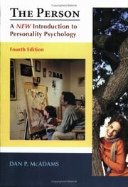 Cover of: The person: a new introduction to personality psychology