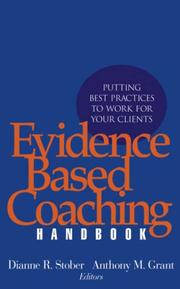 Cover of: Evidence-based coaching handbook by Dianne R. Stober