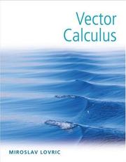 Cover of: Vector Calculus
