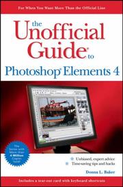 Cover of: The Unofficial Guide to Photoshop Elements 4 (Unofficial Guide)