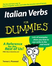 Cover of: Italian Verbs For Dummies (For Dummies (Language & Literature))