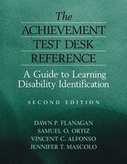 Cover of: The Achievement Test Desk Reference: A Guide to Learning Disability Identification