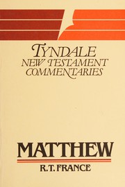 Cover of: Matthew: an introduction and commentary