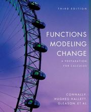 Functions modeling change : a preparation for calculus