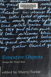 Evocative objects by Sherry Turkle