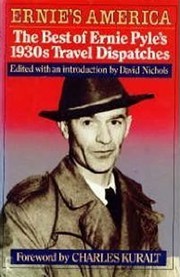 Cover of: Ernie's America: the best of Ernie Pyle's 1930's travel dispatches