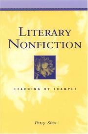 Cover of: Literary nonfiction: learning by example