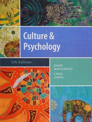 Culture and psychology by David Ricky Matsumoto