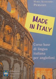 Cover of: Made in Italy: corso base di lingua italiana per anglofoni