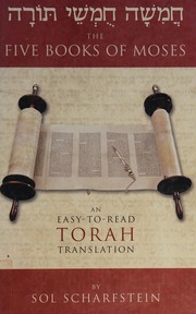 Cover of: The five books of Moses =: [Ḥamishah ḥumshe Torah] : an easy-to-read Torah translation