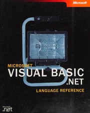 Cover of: Microsoft visual BASIC .NET: language reference