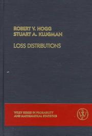 Cover of: Loss distributions