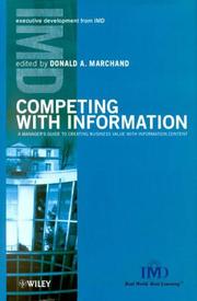 Competing with information : a manager's guide to creating business value with information content