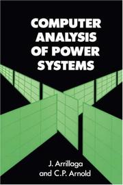 Cover of: Computer analysis of power systems
