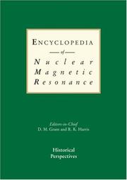 Encyclopedia of nuclear magnetic resonance