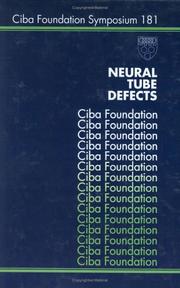 Cover of: Neural tube defects