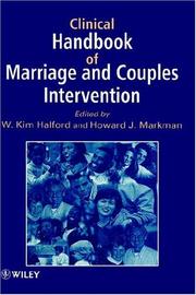 Cover of: Clinical Handbook of Marriage and Couples Intervention