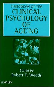 Handbook of the clinical psychology of ageing