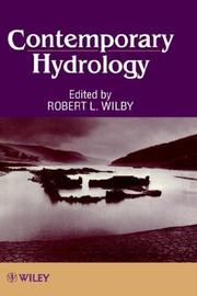 Contemporary hydrology : towards holistic environmental science