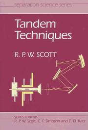 Cover of: Tandem techniques by Raymond P. W. Scott