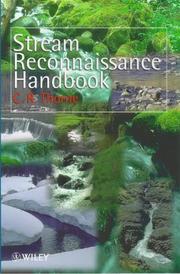 Stream reconnaissance handbook : geomorphological investigation and analysis of river channels