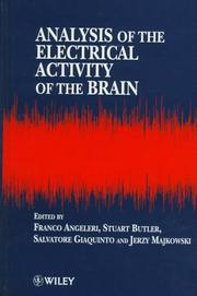 Cover of: Analysis of the electrical activity of the brain