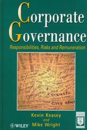 Cover of: Corporate Governance: Responsibilities, Risks and Remuneration