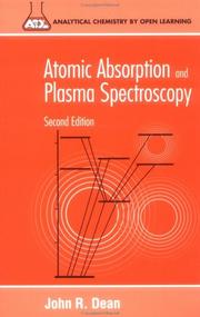 Atomic absorption and plasma spectroscopy