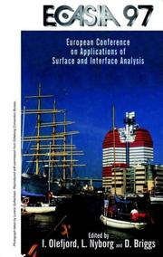 ECASIA 97 : 7th European Conference on Applications of Surface and Interface Analysis, Congress Centre, Göteborg, Sweden June 16-20, 1997