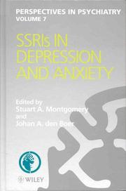Cover of: SSRIs in depression and anxiety