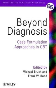 Beyond diagnosis : case formulation approaches in CBT