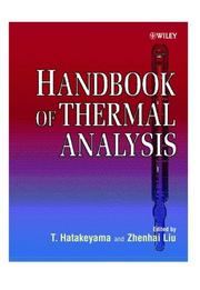 Cover of: Handbook of thermal analysis